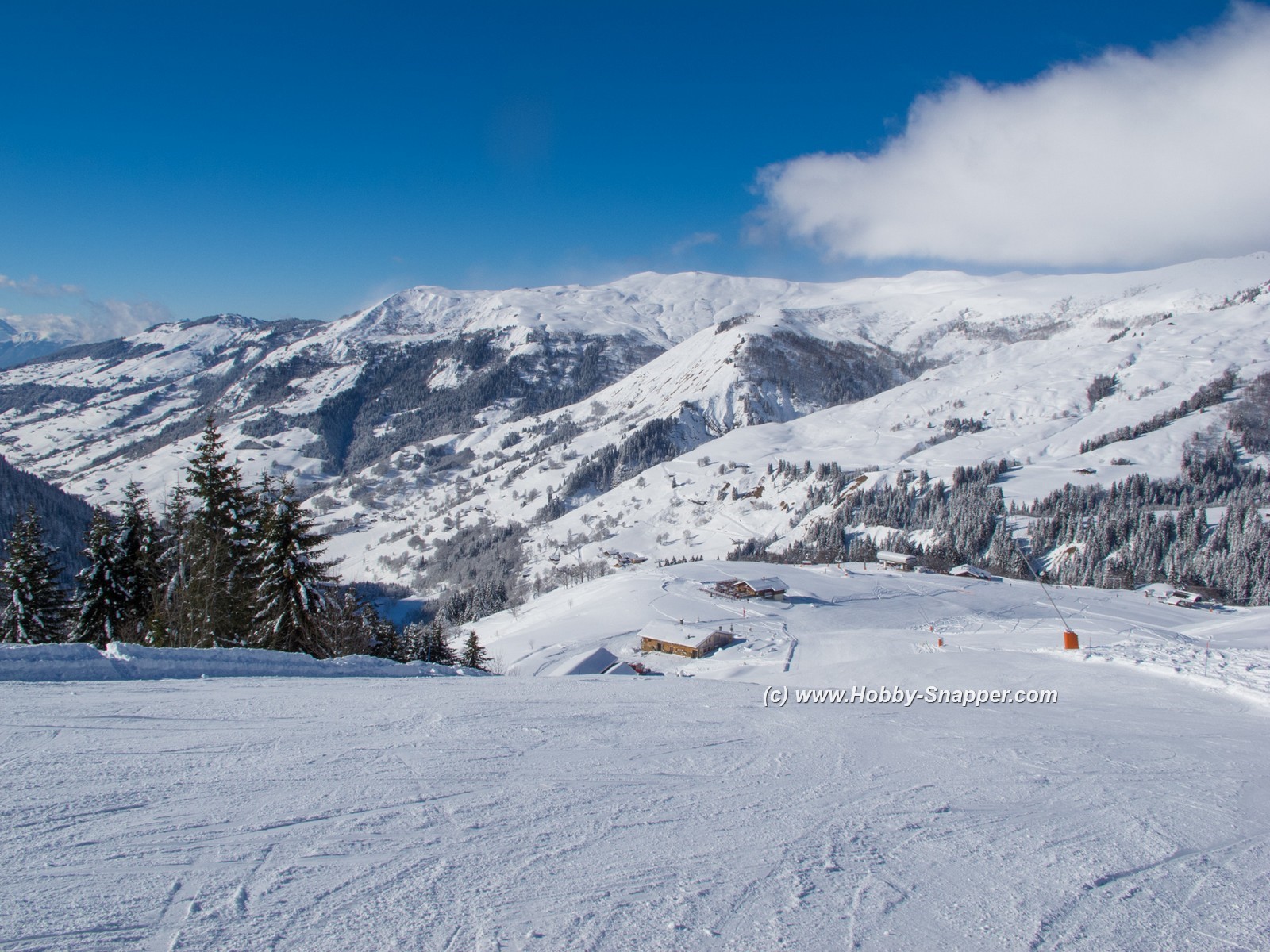 Looking down on Hauteluce  